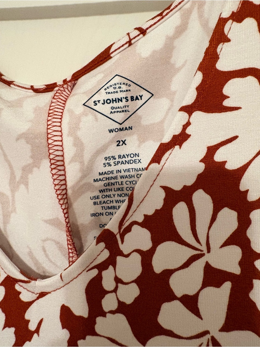 NWT Liz Claiborne Waist Tie Top St Johns Bay Swing Dress Bundle 2X Plus Size - Picture 9 of 11